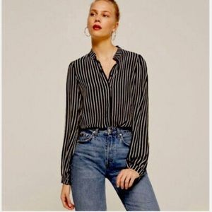 Reformation Violet Top